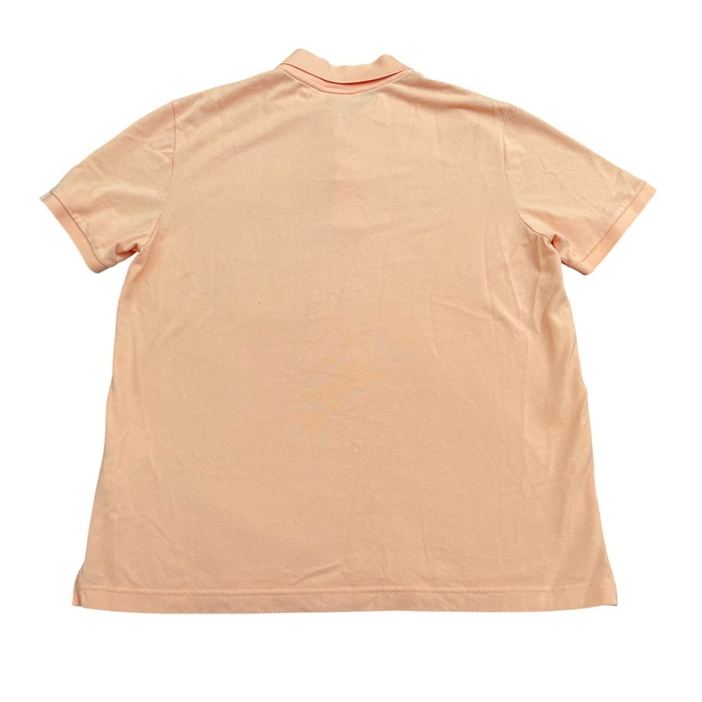 Lacoste Polo Shirt Mens XXL Peach Slim Fit Cotton Pique Golf Preppy PH4012 - Picture 3 of 8